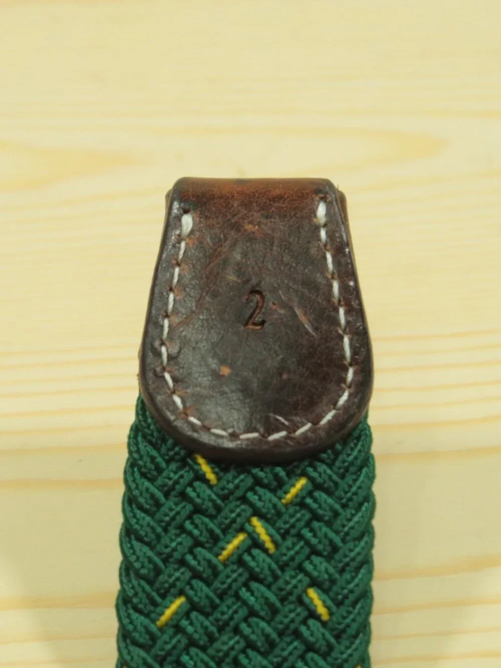 BillyBelt Elastic Woven Belt Mens 34-40 Green Yellow The Kingston Stretch